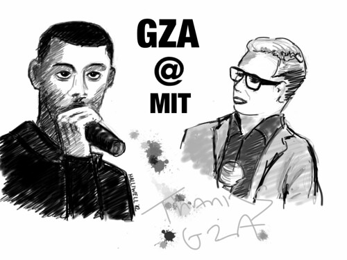 GZA@MIT, iPad sketch courtesy of Gary Halliwell