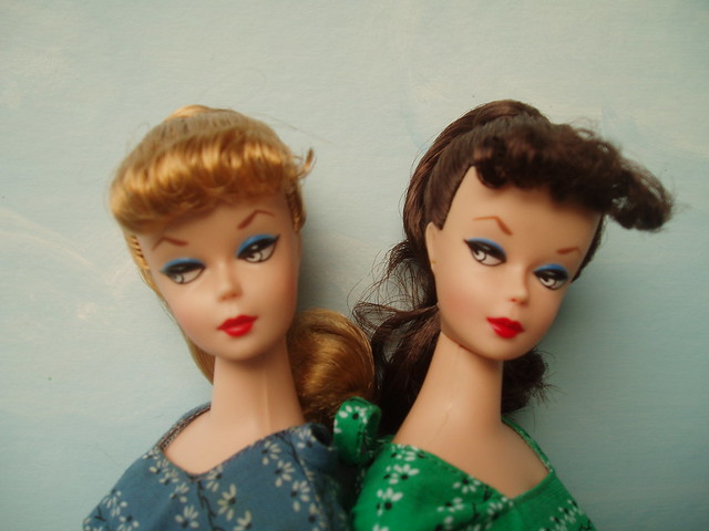 Repro Ponytail Barbie twins