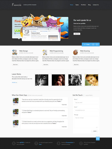 Francis - HTML5 CSS3 Template by ZERGE_VIOLATOR