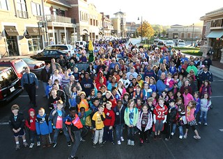 Briarcliff Elementary Walk to School Day in 2011
