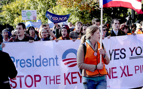Keystone XL Pipeline Protest at White House