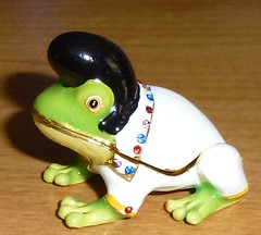 Elvis Frog Trinket Box by KenCalvino