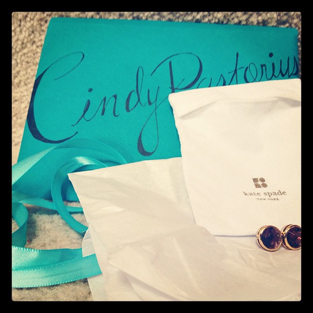 Such awesome earrings and a BEAUTIFUL note to go with it. Thanks Luce!