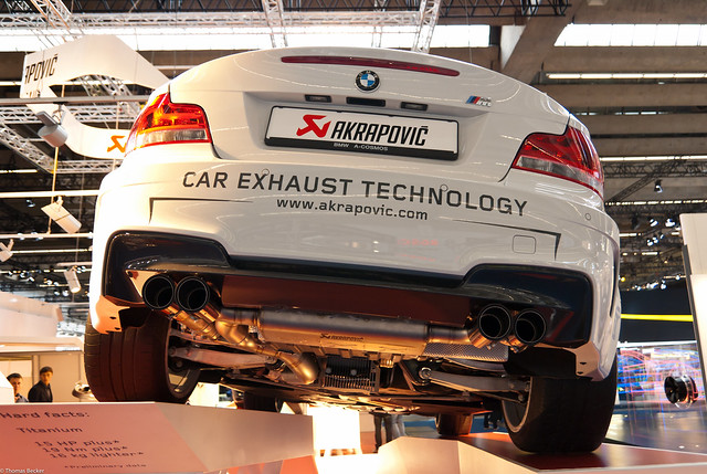 BMW 1er M Coup 71732 Akrapovic are showing their exhaust technology in 