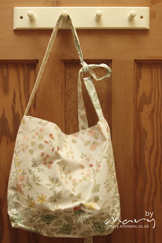 Slouch bag in vintage fabrics