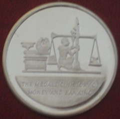 Schulman Medallic History of Money & Banking medal