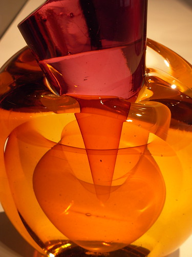 Harvey K. Littelton's A Ruby Conical Intersection with Amber Sphere