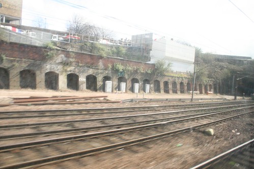 Blury photo of the former Cemetery Station