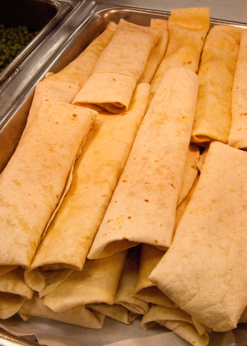 A healthy meal choice of Baja Fish Taco Wraps at Washington-Lee High School in Arlington, Virginia for lunch service on Wednesday, October 19, 2011. The wraps are available through the National School Lunch Program. The National School Lunch Program is a federally assisted meal program administered by the United States Department of Agriculture, Food and Nutrition Service operating in public, nonprofit private schools and residential child care institutions. It provides nutritionally balanced, low-cost or free lunches to children each school day. USDA Photo by Bob Nichols. 
