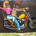 Hand painted Panhead cut out...