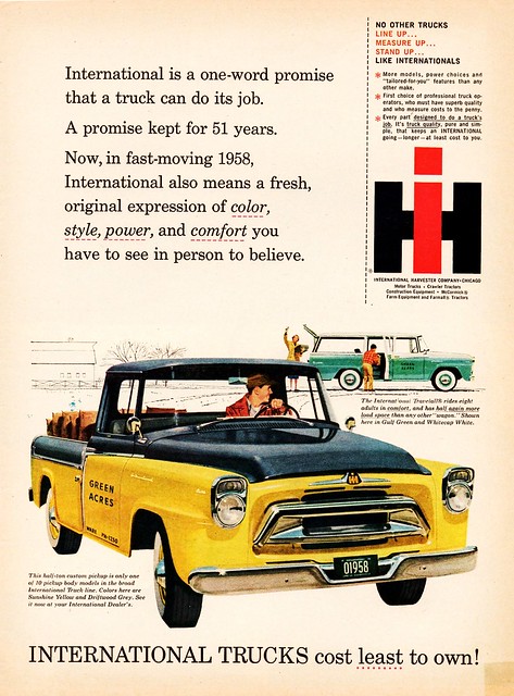 1958 International Pickup and Travelall