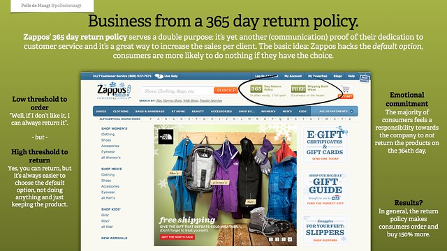Business from a 365 day return policy