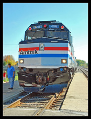 Amtrak 40th Anniversary exhibit train