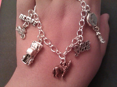 I love Jacob twilight charm bracelet
