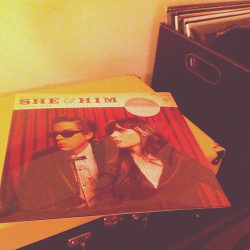 Look what came in the mail today!!! Yay :) #sheandhim #christmasalbum