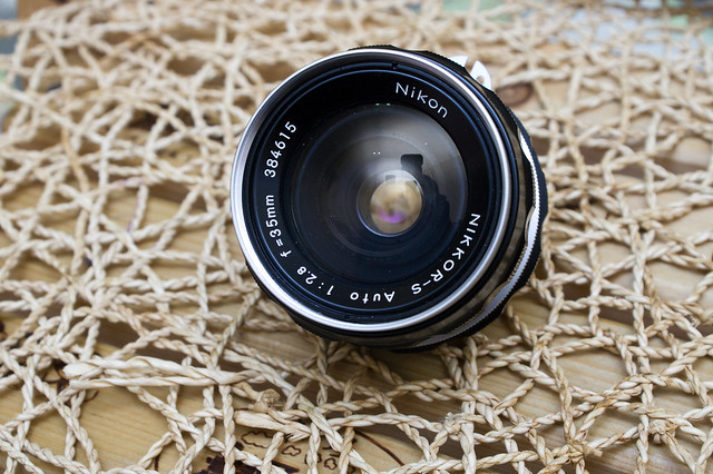 器材控: [Nikon F] Nikon Nikkor-S Auto 35mm f2.8 (Non-Ai 改Ai)