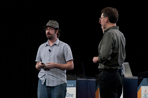Charles Nutter and Mark Reinhold, Technical Keynote "Java SE", JavaOne 2011 San Francisco