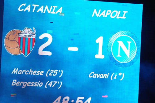 Calcio, Catania-Napoli: precedenti in serie A$