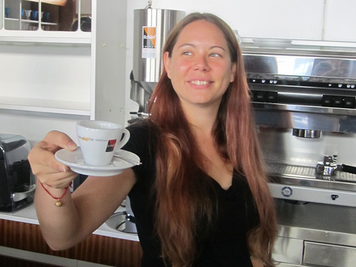 Birgit Kniebeiss, Geschäftsführerin des Café Fotograf