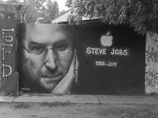 Steve Jobs graffiti