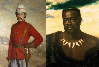 The British officer and The Zulu King