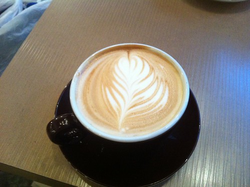 Latte at Credo Coffee by raise my voice