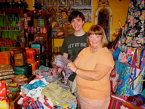 Austin and Patty Shopping in Sayulita 11-27-11.jpg