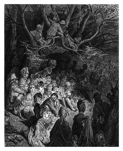 010-A la orilla del rio bajo los arboles-London A Pilgrimage 1890- Blanchard Jerrold y Gustave Doré- © Tufts Digital Library