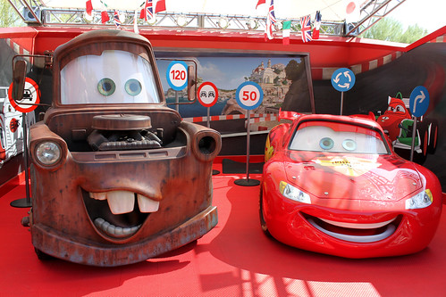 Lightning McQueen and Tow Mater