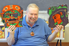 Steve Yvaska Halloween antiques class at Evergreen Community Center