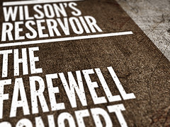 Wilson's Reservoir farewell show poster