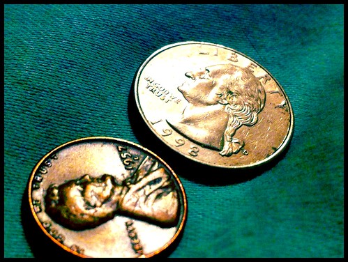 Quarter and Penny