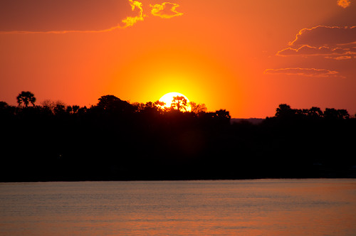 Sunset on the Zambezi