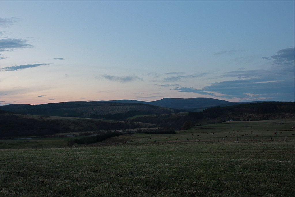 Hills of Cromdale from outside Tomintoul
