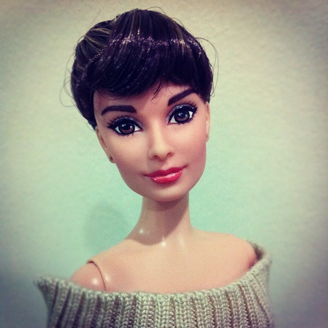 Audrey Hepburn Barbie Doll by Zezaprince