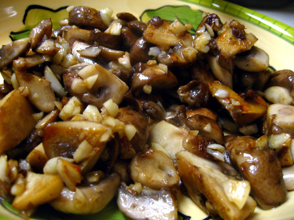 Mushrooms and Garlic