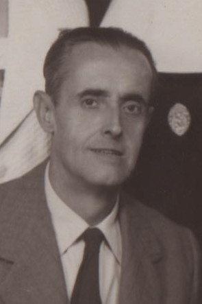 Bernardino del Pino Torres, en una fotografía de los años 50
