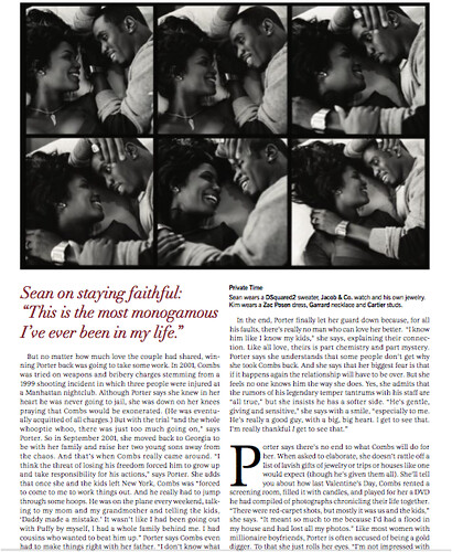 No Ordinary Love Essence Magazine Kim Porter Sean Combs