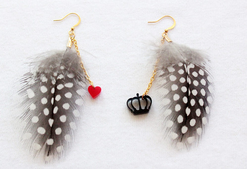 Queens Of Sounds Jewellery -  QOS Feather Dots pierce