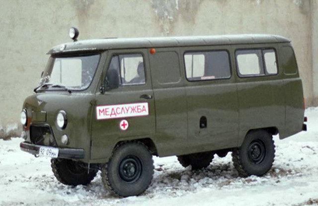 UAZ452 in a very common application a unit ambulance