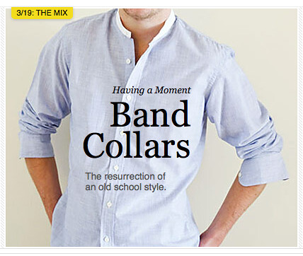 Band Collars Valet.com 3/19