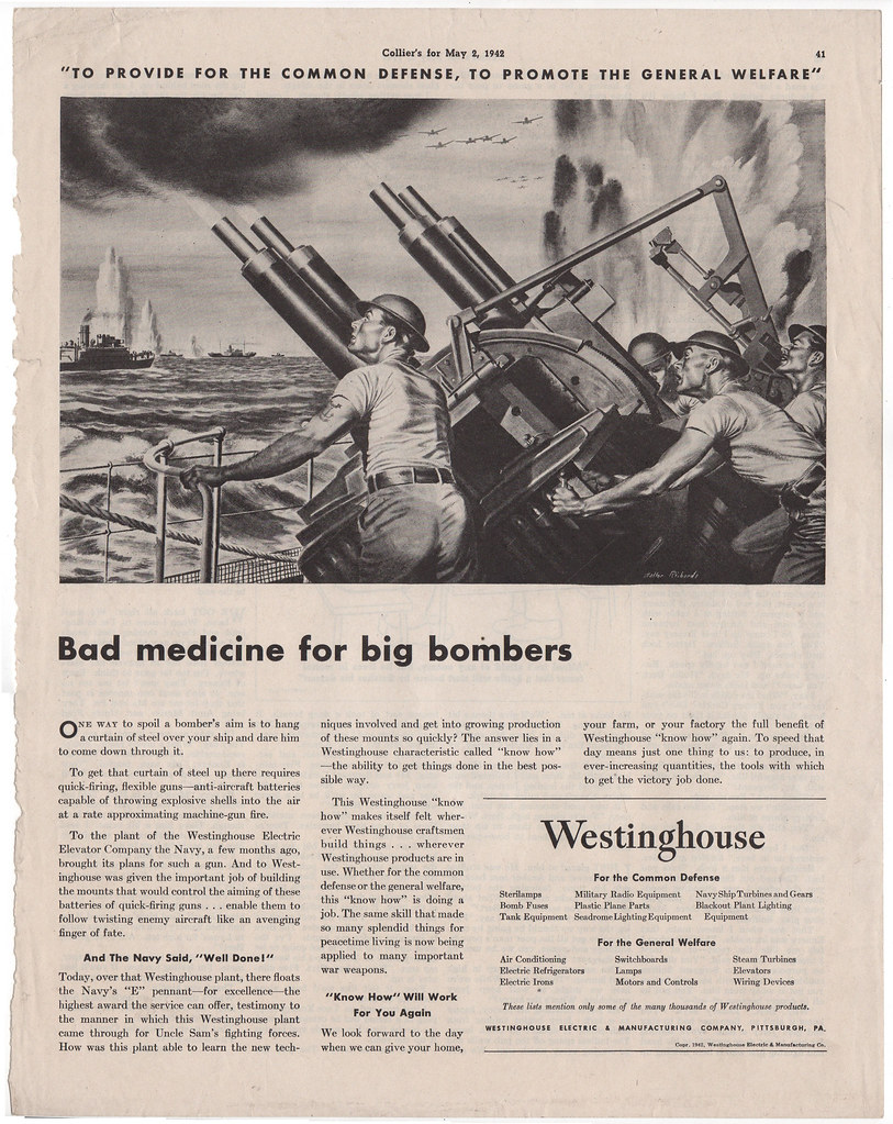 1942 May Westinghouse Electric Navy battle