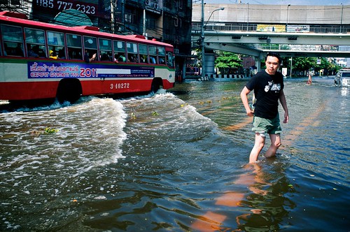無料写真素材|社会・環境|災害|洪水|風景タイ