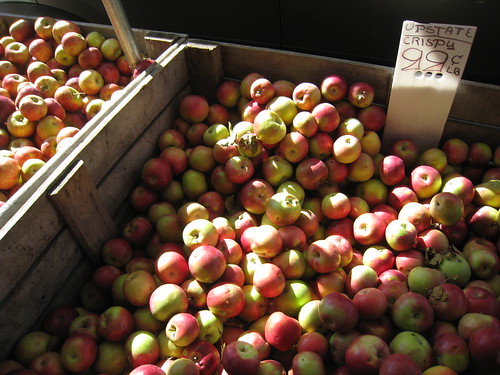 Upstate apples in Brooklyn