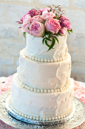 wild flower wedding cakes