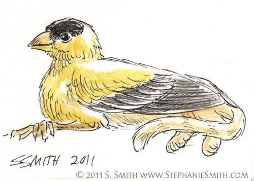 Tiny Gryphons #5 Goldfinch by Stephanie Smith