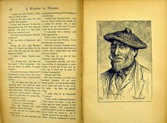 J. M. Barrie's 'A Window in Thrums'. Page 38-39 from the 1899 edition. Z1-c.22