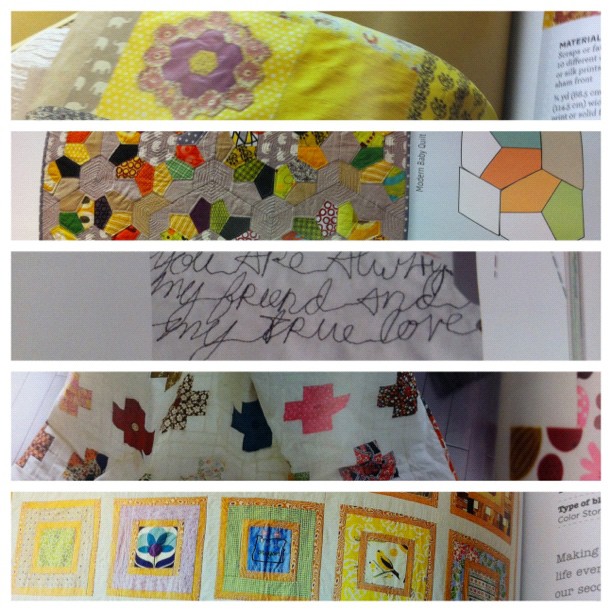 Getting inspired on my lunch break at Jo Ann's... Now I just wanna go home + quilt :) wow! #quilt