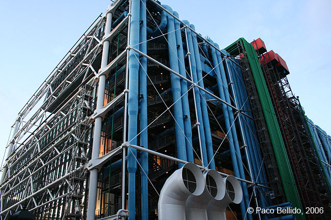 Centro Georges Pompidou. © Paco Bellido, 2006
