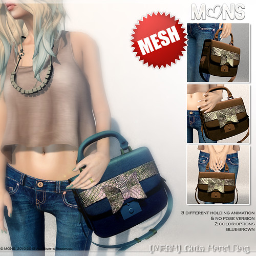 MONS [MESH] Cute Hand Bag (TDRblue) by Ekilem Melodie - MONS